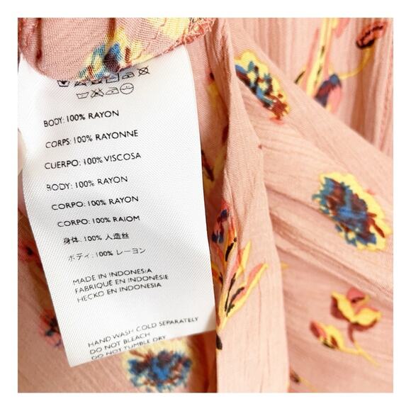 Anthropologie x Faithfull the Brand Nina Salina Floral Midi Dress NWT - Picture 9 of 11